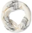 Cecil Loop Schal mit Leo-Streifen vanilla white A