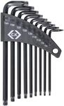 Stiftschl&uuml;sselsatz mit Sicherheits-Torx Schrauben, Lange Ausf&uuml;hrung, 9-teilig