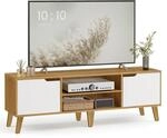 VASAGLE TV-Schrank, Lowboard, Fernsehschrank mit Verstellbarer Ablage, f&uuml;r Fernseher