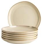 M&Auml;SER Serie Cordelia, Desserteller Set f&uuml;r 6 Personen aus hochwertigem...