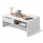 Stella Trading Memphis Couchtisch in Wei&szlig;, Artisan Eiche Optik - Moderner...