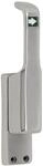 T&uuml;rtreibriegel aufliegend Pfeil, schwer, links, Hub 23 mm, silber eloxiert ; 1