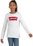 Levi's Kids l/s batwing tee M&auml;dchen Wei&szlig; 5 Jahre