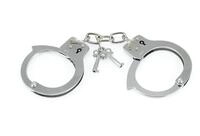 Erotic Fashion ra7611 Cuffs, Metall, Silber Metall justierbar, 1er-Pack (1 x 1