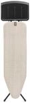 Brabantia B&uuml;gelbrett B, 124 x 38 cm &ndash; Denim Grey | 100% Fairtrade-Baumwolle | F&uuml;r