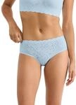 Sloggi Damen Unterhose Zero Feel Bliss Hipster, S, Light Blue