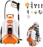 VEVOR Akku-Druckspr&uuml;her, 16 L elektrisches Spr&uuml;hger&auml;t, 2 St&auml;be & 8 D&uuml;sen,
