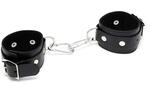 Erotic Fashion ra7632 Manschetten, schwarz Leder Verstellbar, 1er-Pack (1 x 1...
