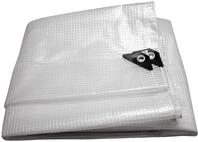HOME It&reg; Armirte Abdeckplane wasserdicht 6x10m &ndash; Gewebeplane 120g/m&sup2; &ndash; Tarp &ndash;