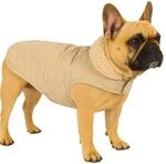 Flamingo Hundemantel &ndash; Bonnie &ndash; Beige &ndash; A: 35 cm | B: 34&ndash;38 cm | C: 50&ndash;54