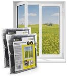 EASYmaxx Fliegengitter f&uuml;r Fenster mit Klettverschluss | Moskitonetz...
