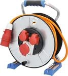 as - Schwabe Xperts Doppelrohr Metallkabeltrommel 25m, Schutzisolierung, 5-pol CEE
