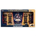 Bburago 1:43 Race Formula Oracle Red Bull 4-Time World Champion, Verstappen,