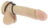 Erotic Fashion ra7429 Penis Ringe, schwarz Leder Verstellbar, 1er-Pack (1 x 1...