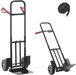 VEVOR Sackkarre, 272 kg Tragkraft, Transportkarre 480x460x1200mm, tragbarer Rollwagen