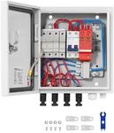VEVOR PV-Combiner-Box, 4-String, Solar-Combiner-Box mit 15 A...