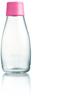 Retap ApS 0.3 Litre Small Borosilicate Glass Water Bottle, Pink