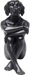 Kare Design Deko Figur Dog Marc, Schwarz, Deko Objekt, Deko Skulptur,