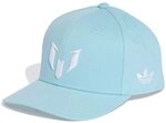 adidas Unisex Lionel Messi Snapback Cap, Icey Blue/White, XS-S