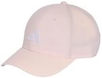 adidas Unisex Bball Lt Emb New Logo Hat, Distilled Pink/White, L-XL