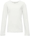 ONLY M&auml;dchen Kognew Only L/S Tee Jrs Noos Langarmshirt, Cloud Dancer, 122-128...