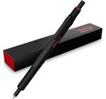 rOtring 600 Gelschreiber | 0,55 mm | Schwarze Tinte | Schwarzes Schreibger&auml;t mit