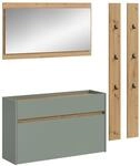 xonox.home &ndash; 4 teilige Garderobenkombination Drive 172x192x32 cm in Salbei und
