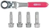 KS Tools 918.3500 1/2" Bremssattel Spezial-Steckschl&uuml;ssel- Satz, 5-tlg.