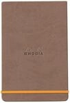 Rhodia 194347C - Notizbuch Webnotepad 9x14 cm, 96 Blatt abtrennbar liniert 90...
