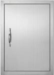 VEVOR Grillzugangst&uuml;r, 432 x 610 x 46 mm, Einzelne Au&szlig;enk&uuml;chent&uuml;r,