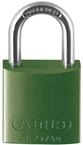 ABUS Aluminium-Vorhangschloss 72/40 gr&uuml;n 43600