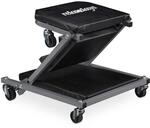 Relaxdays Rollbrett Werkstatt, 150 kg, 2in1 Rollsitz & Werkstattliege, klappbar,