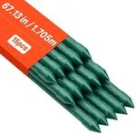 VEVOR Rankhilfe, 15er-Pack, Pflanzstab ⌀16x1705mm, kunststoffbeschichtete