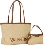Valentino Shopper Schultertasche Maiam Shopping Bag Naturale/Cuoio beige
