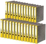 Original Falken 25er Pack Recycling-Ordner Wolkenmarmor. Made in Germany. 5 cm...