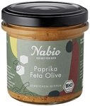 Nabio Bio Brotaufstrich Paprika-Feta & Olive, 135 g
