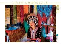 CALVENDO Puzzle Flower Hmong Frau | 1000 Teile Lege-Gr&ouml;&szlig;e 64 x 48 cm...