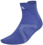 adidas Unisex Running Light Ankle Sock Socks, Dual Indigo/Dual Indigo, S