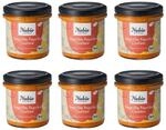 NABIO | Mediterraner Aufstrich Gegrillte Paprika Cashew I vegan I (6 x 135g)