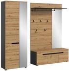 xonox.home &ndash; Garderobenkombination Canu 200x190x37 cm in Artisan Eiche &...