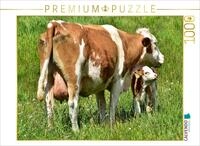 CALVENDO Puzzle Junge K&auml;lber weichen nur sehr selten von der Seite ihrer...