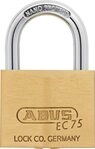 ABUS 26404 Washi Messing Vorh&auml;ngeschloss mit 7341 &ndash; wendbar &ndash;...