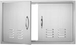 VEVOR Grill-Zugangst&uuml;r, 914 x 534 mm, Doppelte Au&szlig;enk&uuml;chent&uuml;r,...