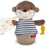 Fehn Mini-Stehauf Otter Theo &ndash; Lustiges Motorikspielzeug zum Greifen, Tasten,