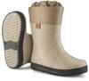 DUNLOP Puddle Jumper Beige forrado de piel - forrado botas de invierno para...