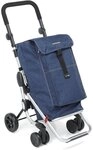 Foppapedretti &bdquo;Go Up-Einkaufsroller Blu (Blue Jeans)