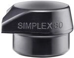 Simplex Einsatz, Gummikomposition, schwarz, mit Standfu&szlig; | D=80 mm | 3202.280