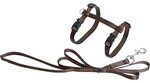 Karlie Art Sportiv Plus Geschirr und Leine L: 110 cm braun
