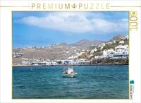 CALVENDO Puzzle Mykonos - Der alte Hafen auf der griechischen Insel | 1000 Teile
