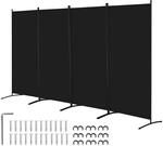 VEVOR Raumteiler 4 Paneele Paravent 3464 x 1840 x 520 mm, Faltbarer Sichtschutz...